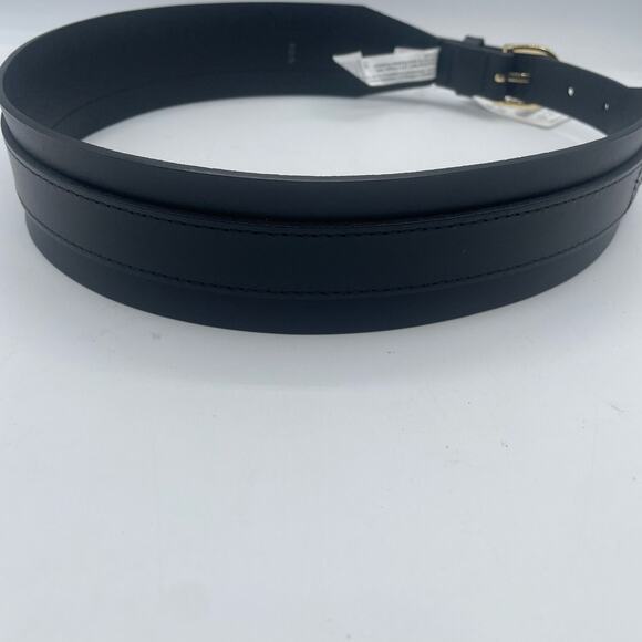 J Crew Black Waist Belt Leather Womens XS Small